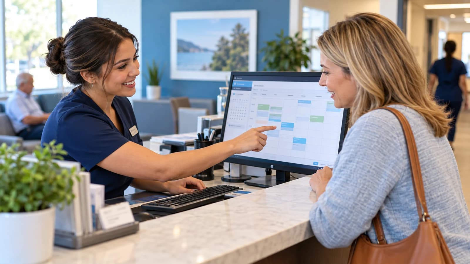 Illustrative clinic appointment planning