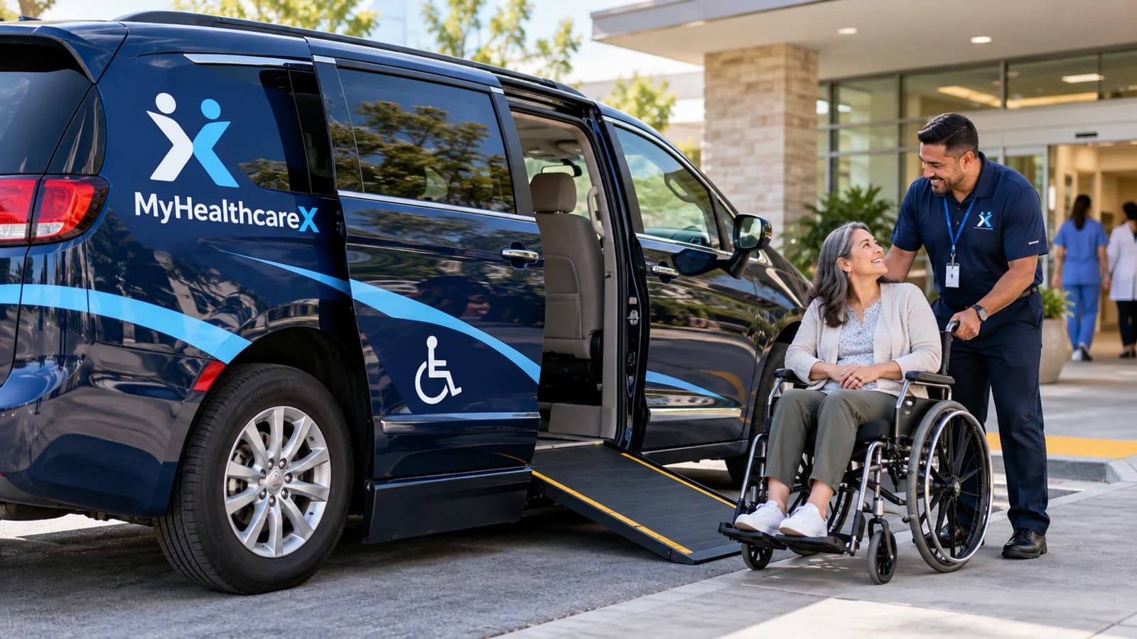 MyHealthcareX branded wheelchair-accessible vehicle concept
